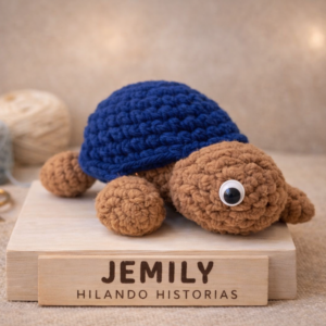 Tortuga de crochet Océano azul